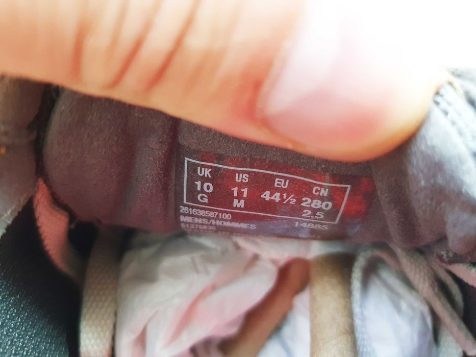 Мужские кроссовки Clarks оригинал 44.5 28.5-29 см 10 UK серые