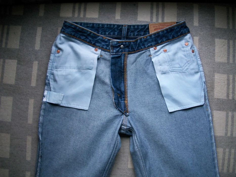 винтажные расклешенные женские джинсы Levis 559 полут.37-38 см