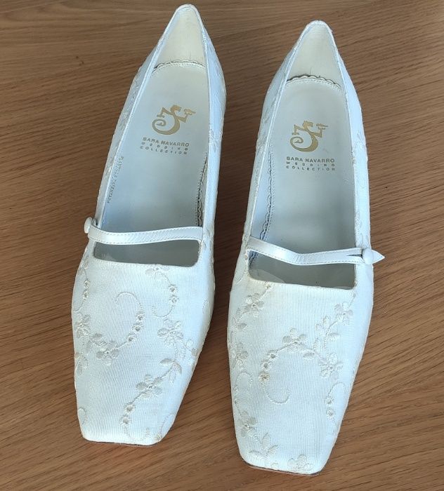 Sapatos casamento/cerimónia Sara Navarro - novos na caixa
