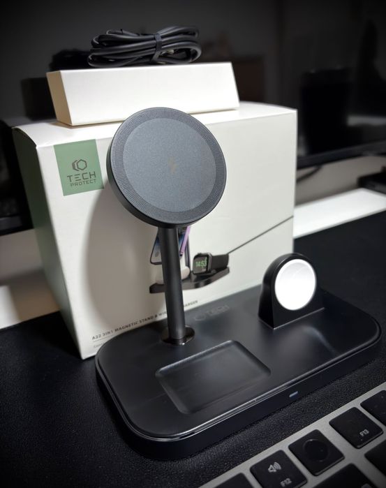 Base Magsafe 3 em 1 (iPhone / Apple Watch / Airpods)