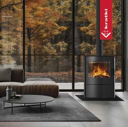 Koza ROLLO kratki kominek piec wolnostojący SUPER CENA wysyłka24h