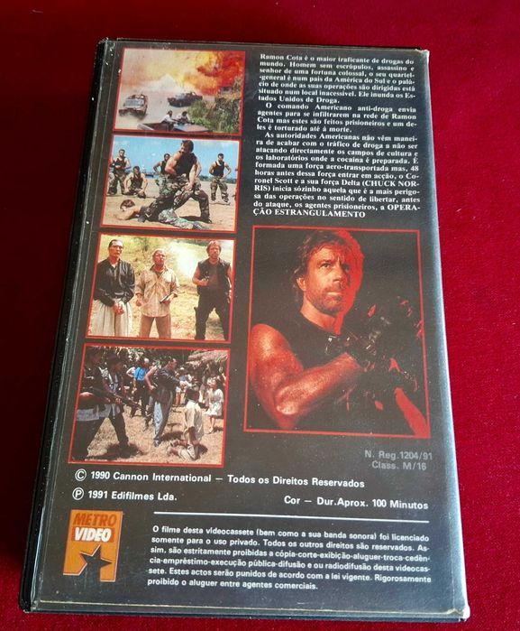 Força Delta 2 - VHS - Chuck Norris