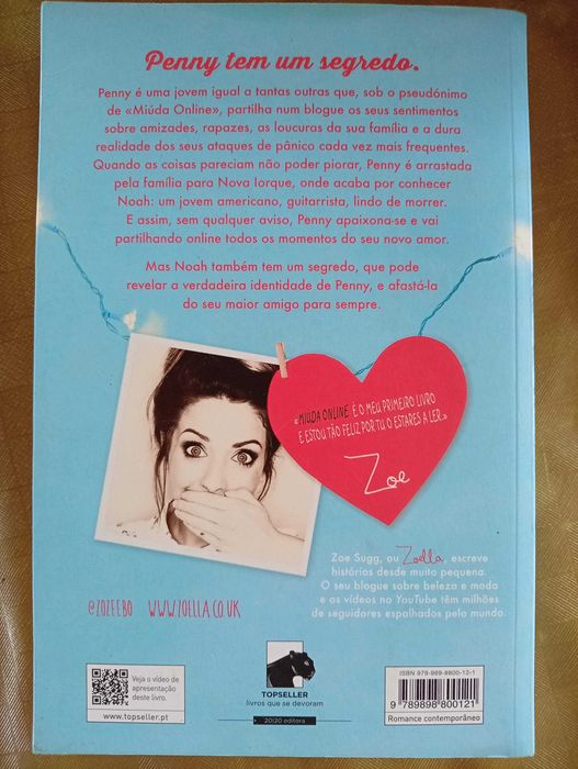 Zoe Sugg - Livro "Miúda Online"
