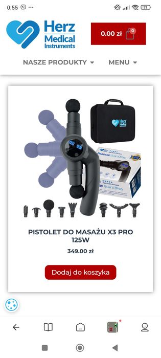 Пістолет до масажу. Massage Gun x3PRO