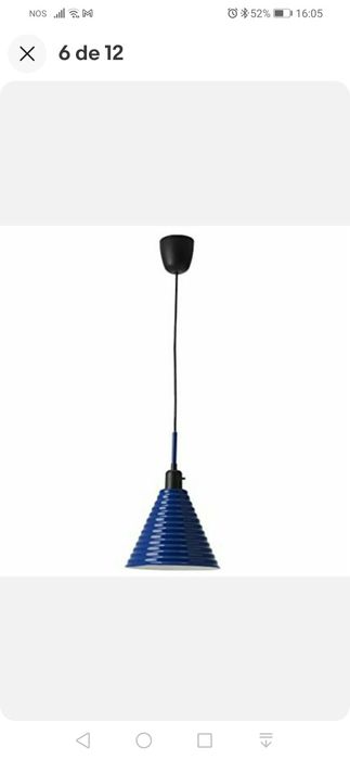 Candeeiro suspenso de teto