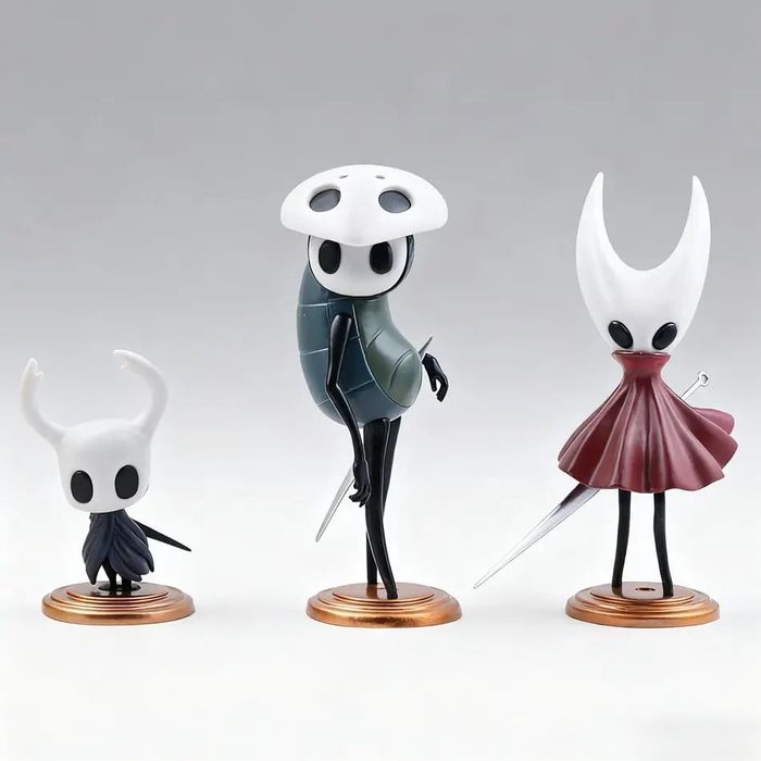 Набір фігурок 3 персонажі Hollow Knight Silksong Hornet