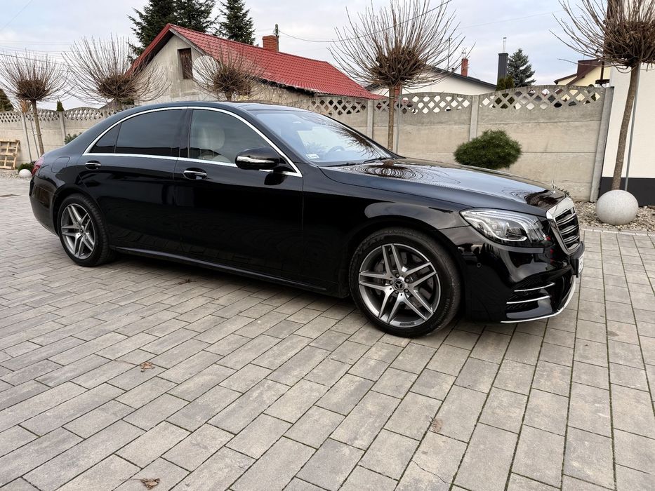 Mercedes-Benz Klasa S Mercedes S 350 d 4MATIC Long AMG Line • 2020 • Stan idealny • 44 tys.