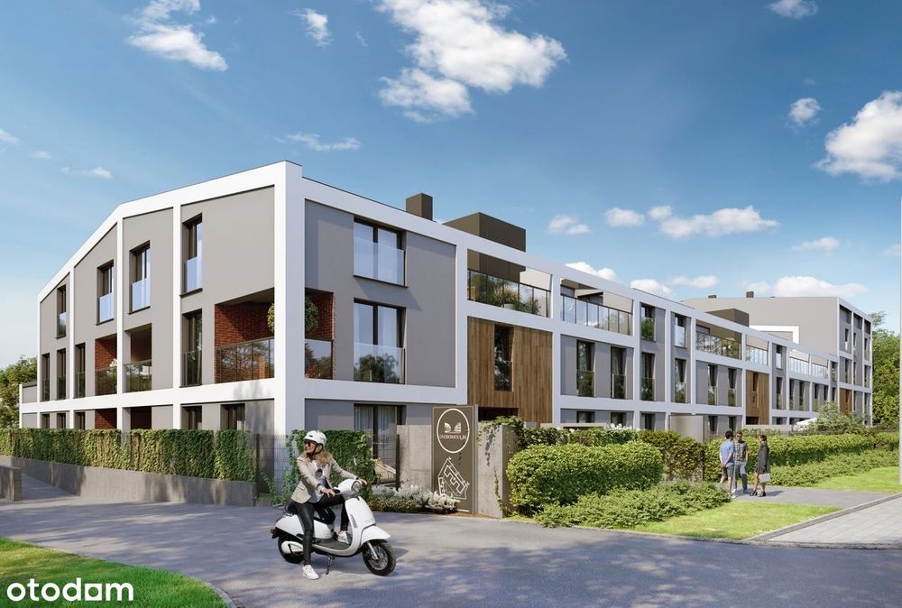 4-pokojowe mieszkanie 66m2 + 2 ogródki