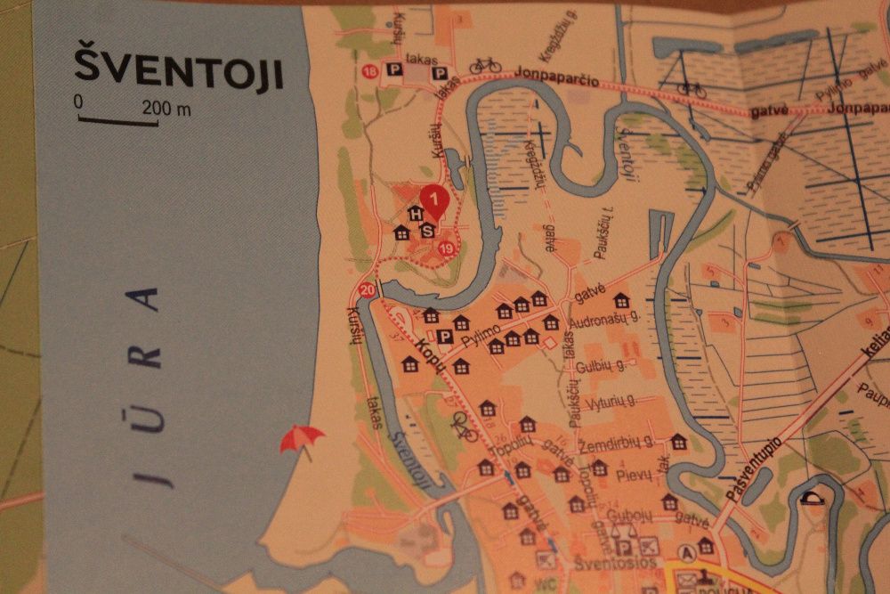 Palanga-Swentoji-LITWA-PLAN MIASTA-1607