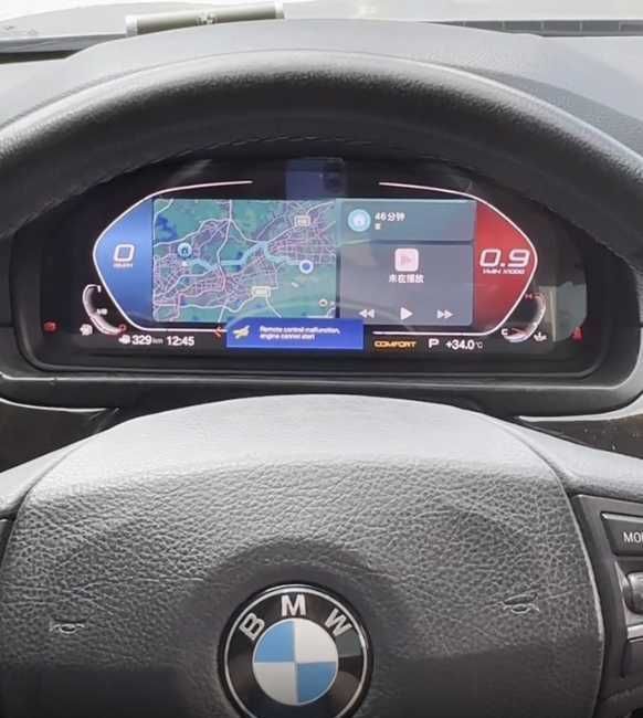 ZEGARY CYFROWE Virtual Cockpit BMW X5 E70 X6 E71 licznik CCC CIC ekran 12.3 cala PL + MONTAŻ