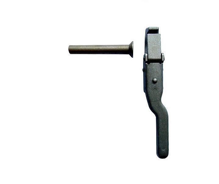 Zamek spinacz burty OTWIERANIE DOLNE ze sworzniem typ PRONAR