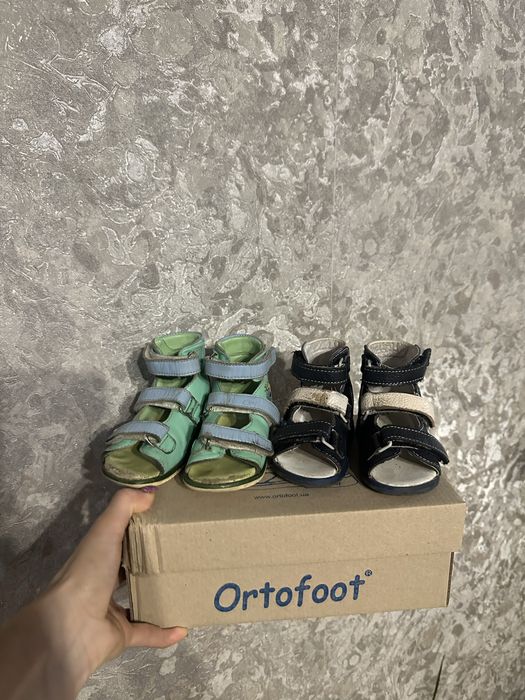 Антиварусні босоніжки ortofoot зелені