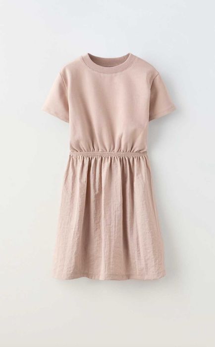 Сукня ZARA тепле плаття в смужку рубчик платтячко плаття світшот h&m