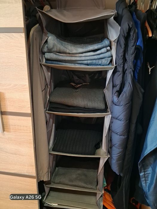 Sprzedam  komplet 2szt. półek składanych z materiału.