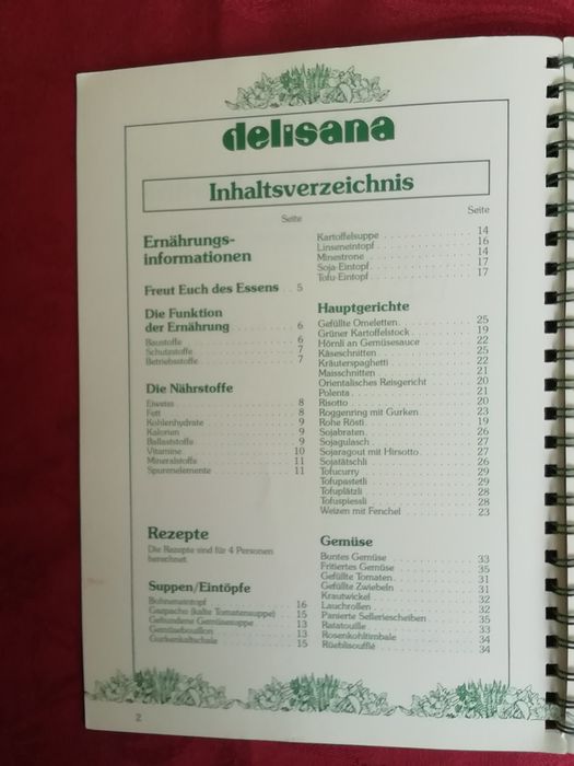 Freut euch des essens, da Delisana, usado