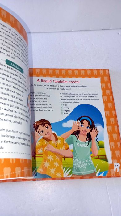 Sara e Nuno  cuidam dos dentes