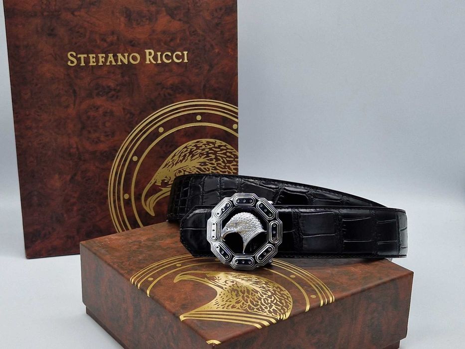 чоловічий ремінь Stefano Ricci. мужской ремень SR стефано ричи