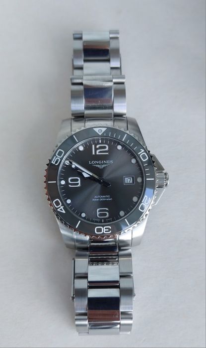 Годинник Longines HydroConquest Gray L3.781.4.76.6 Лонжин