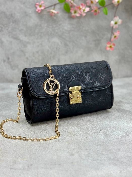 Шкіряна жіноча сумка Louis Vuitton Pochette Camille, сумочка женская