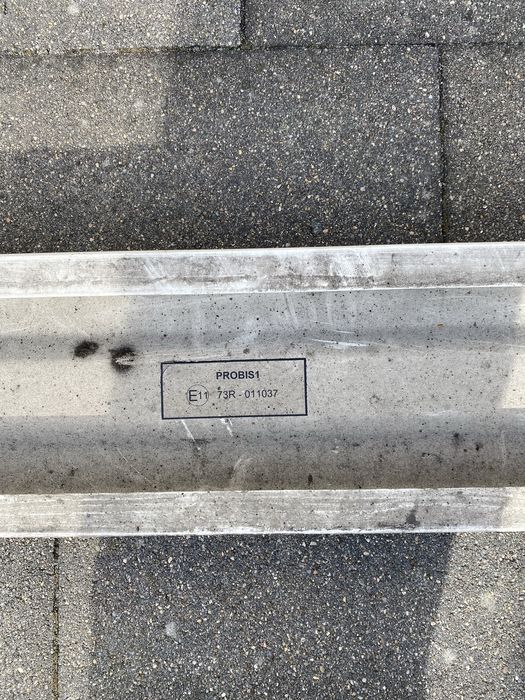 Osłona boczna rowerówka do naczepy Kassbohrer