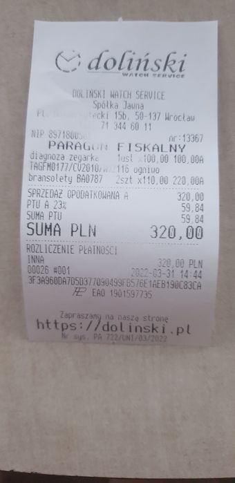 Zegarek TAG Heuer Carrera