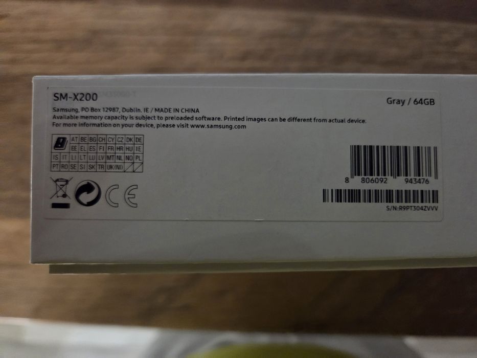 Tablet samsung sx m200