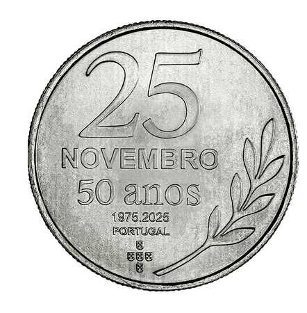 Portugal 2,50€ Liberdade e Democracia 2026-  50 anos 25 Novembro
