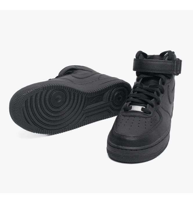 Кросівки Високі Nike Air Force 1 Low Black High (Чорні),найк,форси,чо