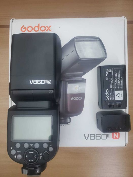 Godox V860III-N TTL HSS 2.4G Професійний  спалах для Nikon, НОВИЙ!!!