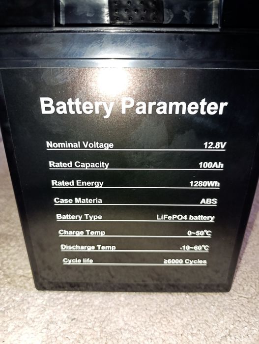 PowMr 100Ah 12.8V LiFePo4 акумулятор