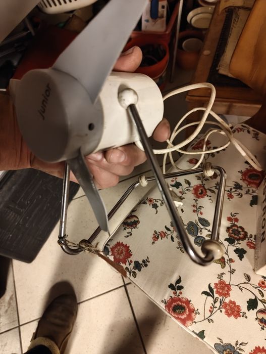 Stary wentylator stołowy 70te lata.