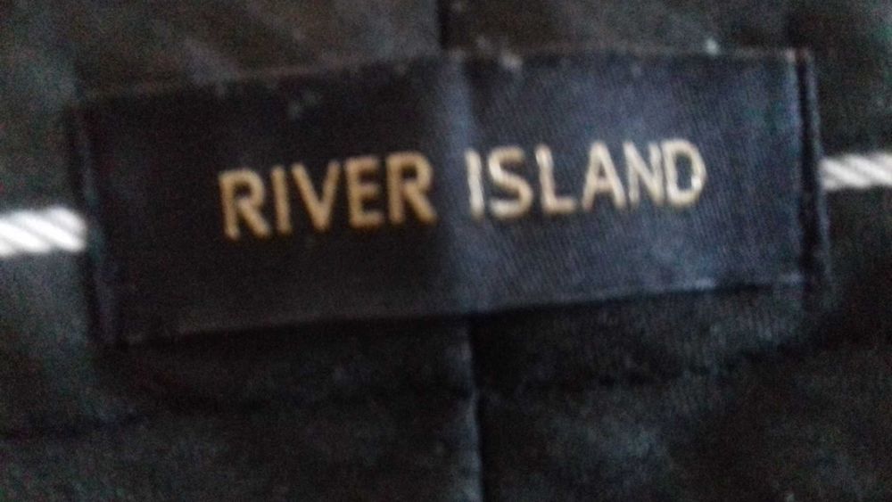 Spodnie wizytowe czarne RIVER ISLAND 32/30