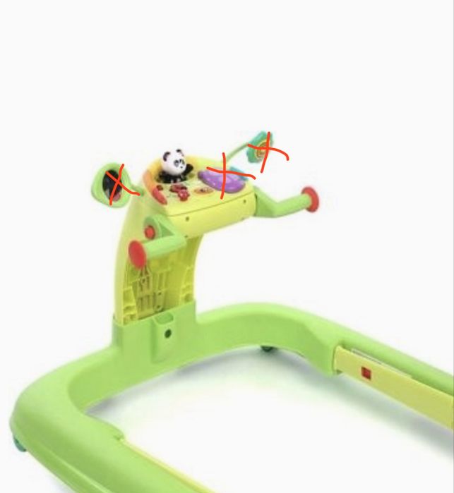 Andarilho para bebé 1-2-3 verde Chicco
