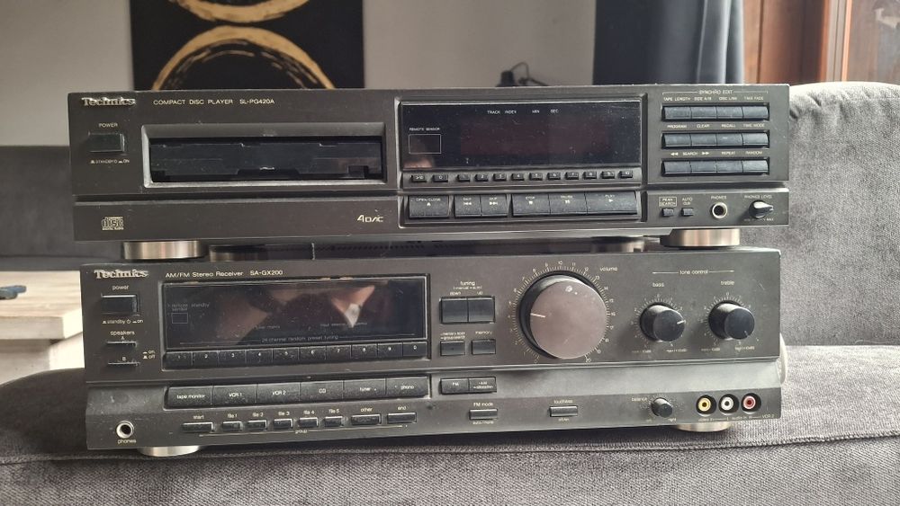 Odtwarzacz CD i wzmacniacz Technics