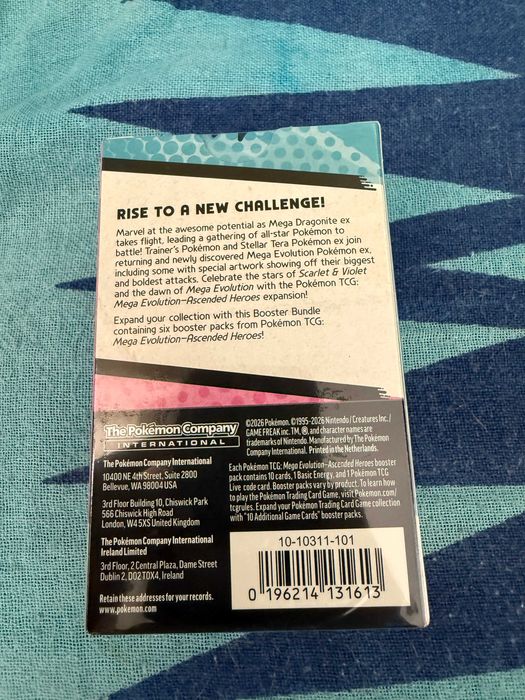 Pokemon Tcg Ascended Heroes Booster Bundle