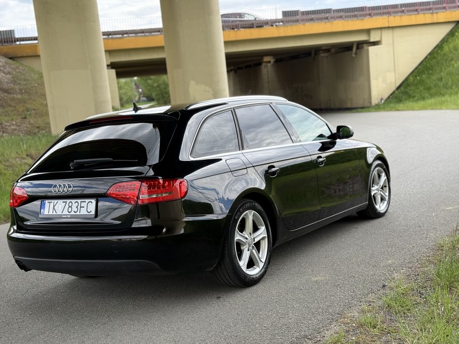Audi A4 B8 2.0 TDI _Manual-6biegów_Czarny +Chrom_ Bezwyoadek 1- Właściciel_Mega Zadbana!!  NOWY Przegląd 2027r!!