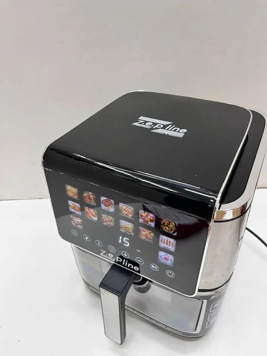 Новинка! 13 ЛИТРОВ! Аэрогриль zp-00340 ДВА ТЭНА! Аерогриль фритюрница