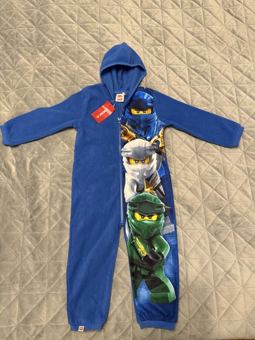 Дуже теплий Дитячий флісовий комбінезон Lego Ninjago, розмір 98-104