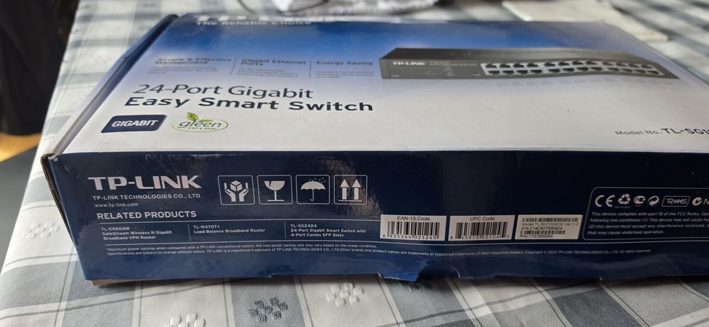 Hub 24 portas gigabit tplink