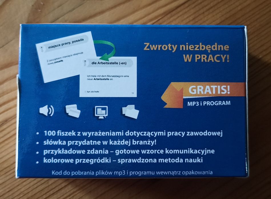 100 fiszek NIEMIECKI w PRACY