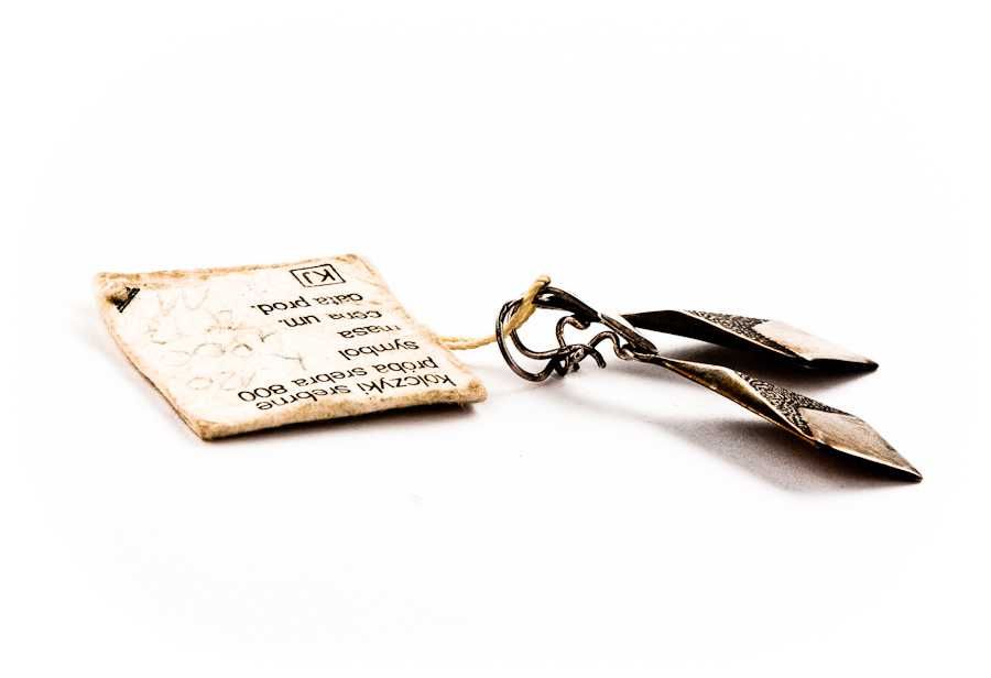 Srebrne Kolczyki z Oryginalną Metką - 4,61g - Spółdzielnia BURSZTYNY