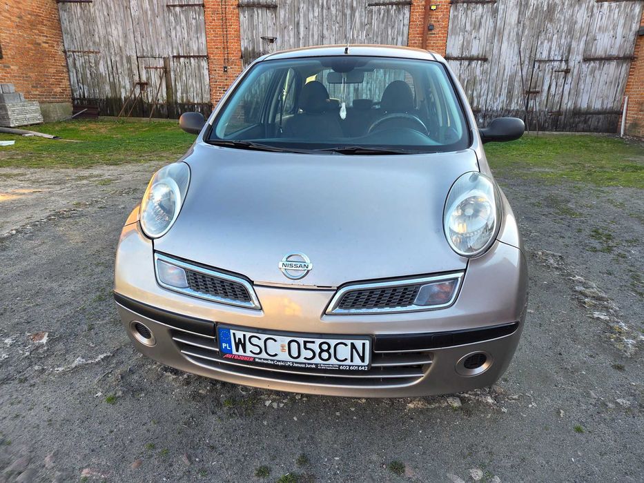 Nissan Micra K12 LIFT 1.2 gaz,2008r,klima,parkotronik,elektryka