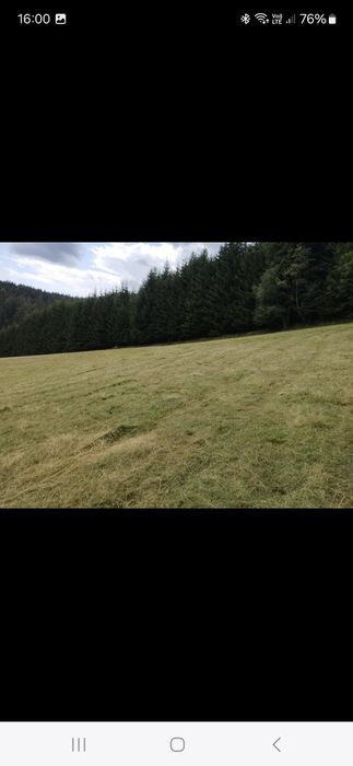 Koszenie nieużytków mulczerem.