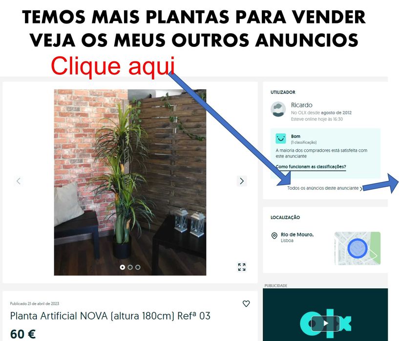 Planta Artificial NOVA (170 cm) Bambu Refª 19