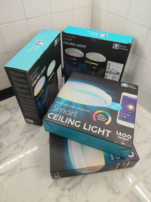 LED inteligente redondo da marca LSC Smart Connect