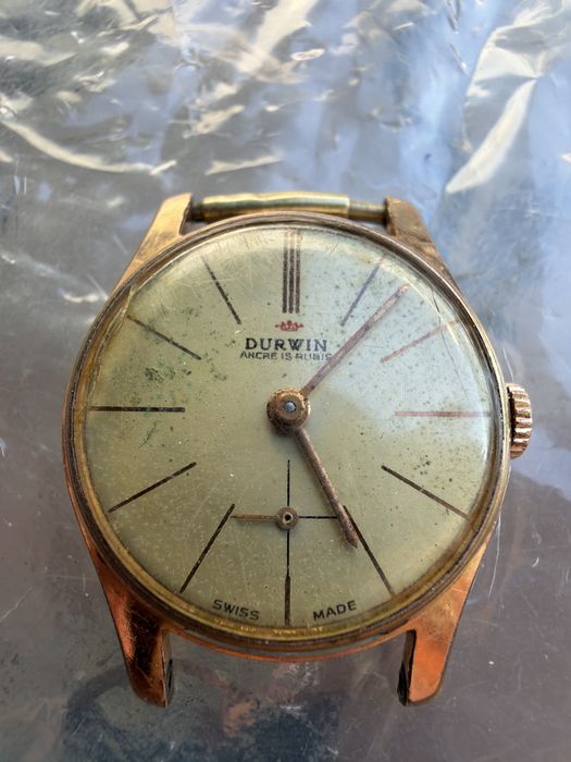 Relógio Vintage Durwin Swiss Made 15 Rubis – Mecânico