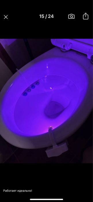 Светодиодный ночной светильник с датчиком движения