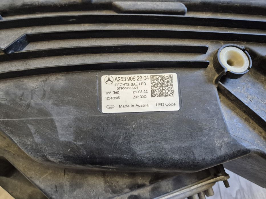 Фара права Mercedes GLC 2020-2022 USA