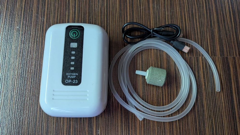 Портативный аквариумный воздушный компрессор .