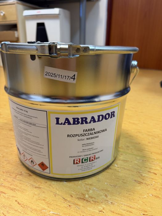 Farba drogowa LABRADOR  15 kg niebieska